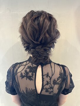 ジーナ 渋谷神南(Zina) パーティーヘアセット◎シニヨンセット