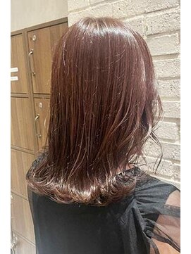 ヘア ジュレ ドゥ(hair jurer deux) 【ヘアジュレドゥ 安江】ピンクブラウン