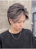 波巻きツイストスパイラルパーマ/フェザーパーマ/眉毛/メンズ