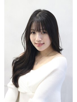 アース コアフュールボーテ 前橋川原店(EARTH coiffure beaute) ナチュラルベージュ_ヨシンモリ_顔周りレイヤー_レイヤーカット