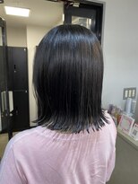 エトラ 渋谷店(etora) 前髪 外ハネボブ チェリーブラウン ミニウルフ"