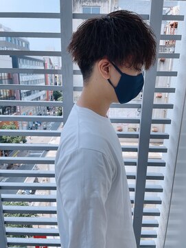 ジーナ 天神(Zina) 刈り上げマッシュ/ツイストスパイラルパーマ