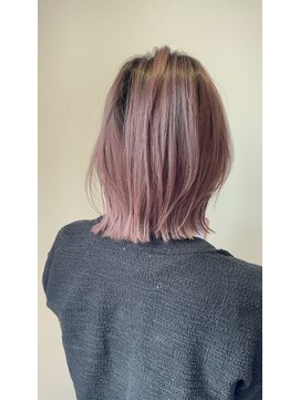 ハイク(HYKE) バレイヤージュ履歴☆くすみピンク