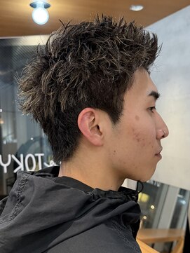 ニコ トウキョウ ロジック(nico TOKYO Logic) スパイキーショート メッシュキャップハイライト ピンパーマ