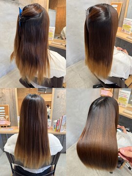 リタ 枚方(Rita) 縮毛矯正髪質改善◎ブリーチ毛対応艶髪ストレート