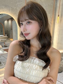 アンフィニー 仙台(ANFINI) 仙台髪質改善縮毛矯正韓国レイヤーカット前髪暗めカラー顔周り