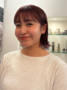 ビュートリアム 鎌倉小町(BEAUTRIUM) ブリーチなしWカラー/透明感カラー/beautrium鎌倉小町　大冨ハナ