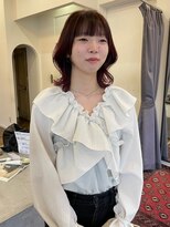 ヘアーアイスカルテット(HAIR ICI QUARTET) 大人ミディアムレッドで韓国風艶髪イメチェン!