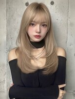 ランテルディ 渋谷(LANTERDIT)&nbsp;ミルクティーカラー　ミルクティーベージュ　グレージュ