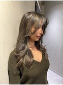 ロングレイヤー × ハイライトでつくる海外風スタイル