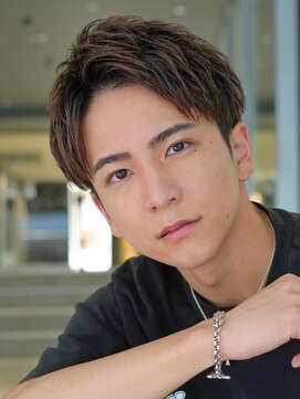 テン 心斎橋(tenn.) フェザーショートフェザーパーマニュアンスパーマショートヘア