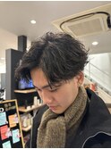毛流れパーマ
