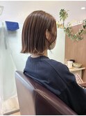 【L by first】耳掛け切りっぱなしボブ