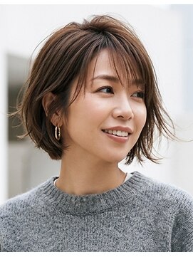 ミラー プラス エヌ(MIRROR+n) 20代30代40代 抜け感・こなれ感・耳かけボブ#12 宝塚