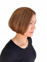 レヴル(REBEL) 前下がりボブ/ダブルカラー/ナチュラルベージュ/30代40代50代