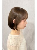 ミニボブ×ヘーゼルベージュ【渡辺俊弥】梅田