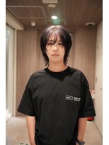 ウーズ ハラジュク(Ooze.HARAJUKU)&nbsp;ハッシュカットグレージュデザインカラーツートーンカラー原宿