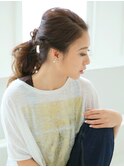 普段使い☆モードポニーアレンジ