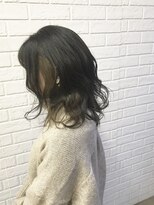 エヌティ ヘア ガレージ(nt.hair garage)&nbsp;ミディアム　インナーカラー