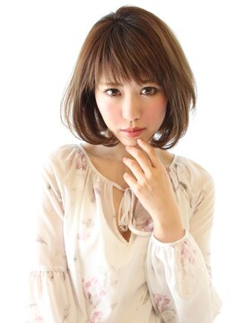 レウナ 外苑前(Reuna) ３０代４０代５０代大人可愛いひし形ボブ　シルエットが綺麗