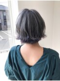 グレー×テールユニコーンカラー