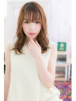 ミック ヘアアンドメイク アップ 駒込店(miq Hair&Make up) 万人ウケ間違いナシ♪ゆるふわフリンジウェーブ