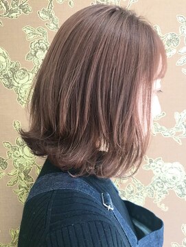 ガレリアエレガンテ 名駅店(GALLARIA Elegante) 【GALLARIA】大人かわいいピンクベージュレイヤーボブ外ハネ