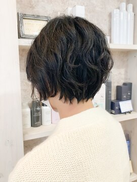キャアリー(Caary) 福山市美容室Caary人気 ショートスタイル/ウェーブパーマ