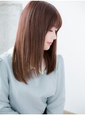 センター北/髪質改善/ベージュピンク☆うる艶エアーストレートb