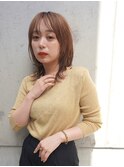 ミディアムレイヤーカット/10代20代/インナーカラー/ミディアム