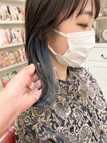 キュエム(Cuem)&nbsp;【Cuem春日】インナーカラー ペールブルー イヤリングカラー