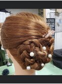 浴衣着付け&浴衣に似合うアップヘアー