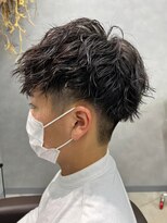 リット×ベリエ(Lit.×belier)&nbsp;ツイストパーマツイストスパイラルパーママッシュツーブロック