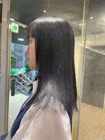 ヘアーアンドメイク ビス(HAIR&MAKE bis) 韓国風艶髪ブルーブラック【立川/加藤沙久楽】