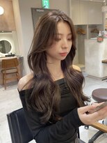 キャンバス バイ ネオリーブ 横浜西口(Canvas by neo.)&nbsp;オリーブベージュ髪質改善レイヤーカット顔周りカット【横浜】