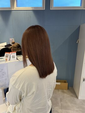 プラス ファースト ヘア(Plus 1st) ミルクティーブラウン×ストレート