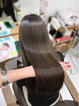 ハピネス 梅田茶屋町店(HAPPINESS) 韓国レイヤーロング 髪質改善 艶髪 縮毛矯正 ストレート