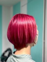 マティーナ ヘアー 池袋(Matina hair)&nbsp;【ショートボブ×ビビッドピンクカラー】20代30代40代50代