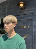 韓国風のマッシュスタイル&ミルクティーベージュ