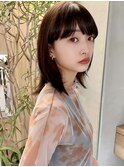 イメチェン前髪小顔こなれミディ_銀座