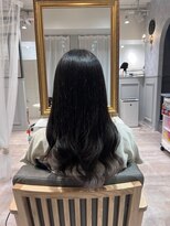 アンドットエス 銀座(and.S)&nbsp;☆派手すぎない暗めグレージュ裾カラー☆   and.S