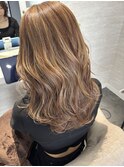 白髪ぼかしハイライト
