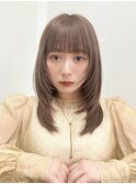 ミディアムレイヤー/レイヤーカット/顔まわりカット/ワンカール