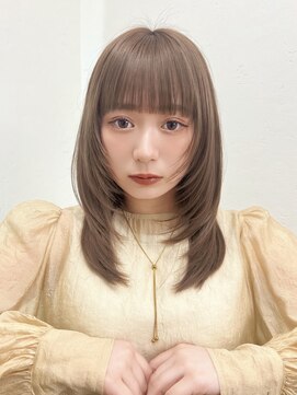 ガーデン 渋谷(GARDEN) ミディアムレイヤー/レイヤーカット/顔まわりカット/ワンカール