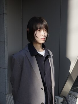 ネロ ヘアサロン 渋谷(NERO HAIR SALON) 【まどか】ミニマルなボブ