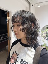 スタン 渋谷(Stam)&nbsp;レイヤーパーマ［黒髪/セミディ/ロブパーマ］