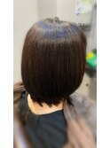 髪質改善ツヤサラストレートボブ(持続力6ヶ月)