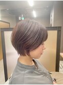 ナチュラルショートボブ