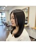【髪質改善ストレート】根元のうねりから毛先の広がりまでキレイにされたい方