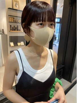シータ(sheta) 【表参道sheta小林】ぱっつん前髪マッシュショートワイドバング